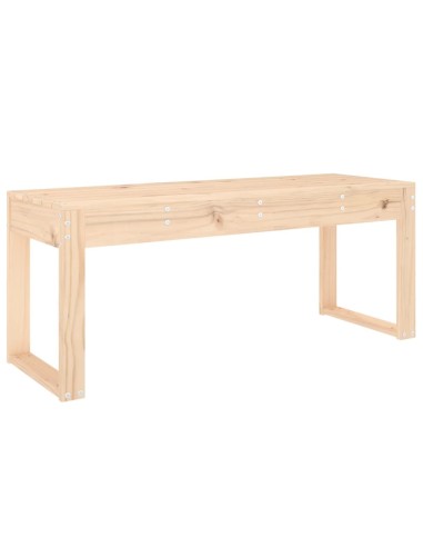 Градинска пейка, 110x38x45 см, борово дърво масив