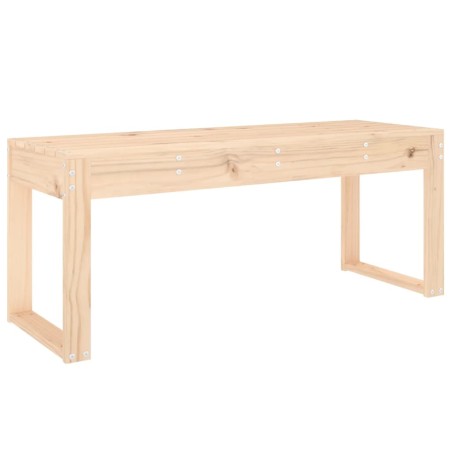 Градинска пейка, 110x38x45 см, борово дърво масив