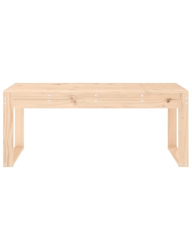 Градинска пейка, 110x38x45 см, борово дърво масив