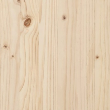 Градинска пейка, 110x38x45 см, борово дърво масив
