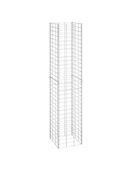 Габиони повдигнати лехи, 3 бр, 30x30x150 см, желязо