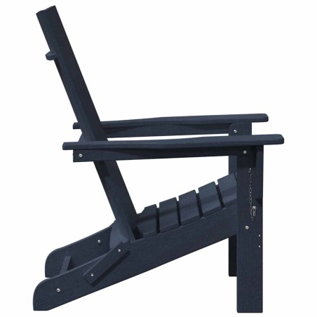 Сгъваеми Adirondack столове на 2 бр Нейви син 74.5x80.5x90 см HDPE
