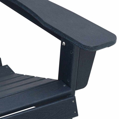 Столове Адирондак 2 бр Нейви син 74x82x90 см HDPE