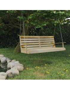 Пейка люлка, импрегниран бор, 155x65x60 см