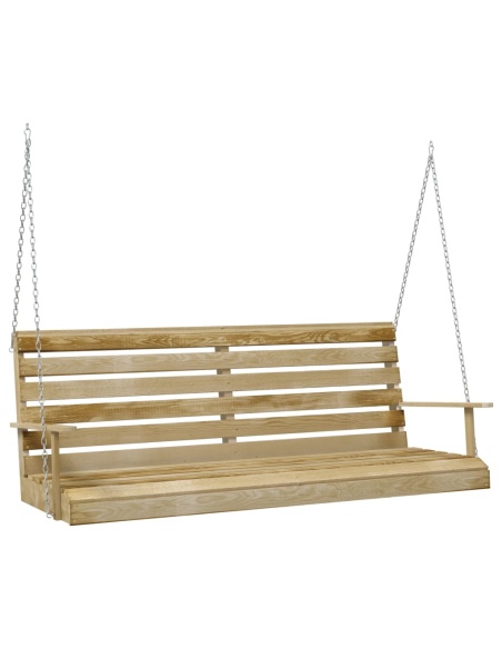 Пейка люлка, импрегниран бор, 155x65x60 см