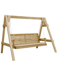Градинска люлка, импрегниран бор, 205x150x157 см
