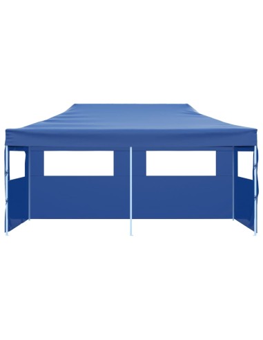 Сгъваема pop-up парти шатра, синя, 3x6 м
