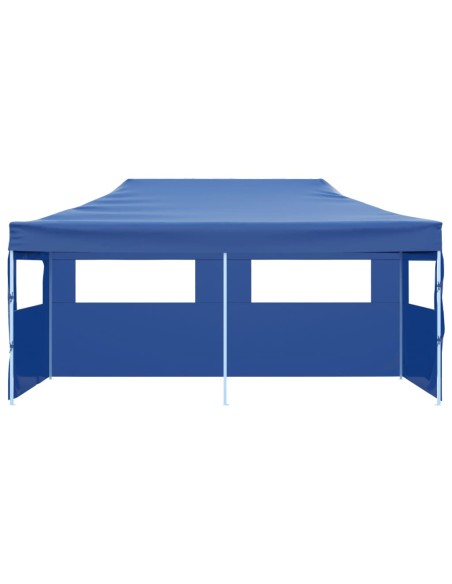 Сгъваема pop-up парти шатра, синя, 3x6 м