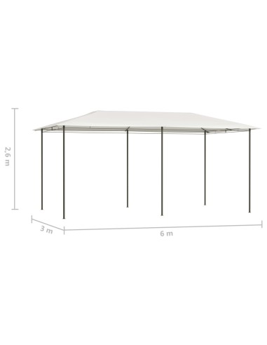 Шатра, 2,98x5,3x2,59 м, кремава, 160 г/м²