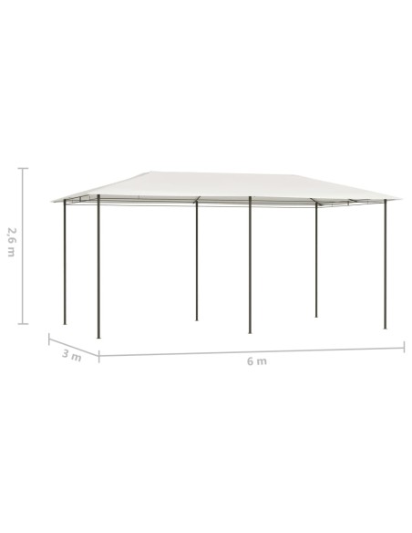 Шатра, 2,98x5,3x2,59 м, кремава, 160 г/м²