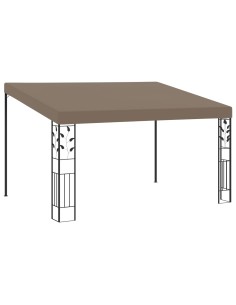 Шатра за стенен монтаж, 4x3x2,5 м, таупе