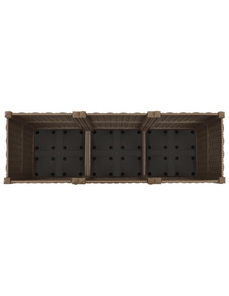 Повдигната леха, 120x40x38 см, полипропилен