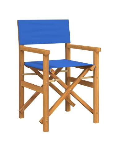 Сгъваем директорски стол Blue Solid Wood Teak