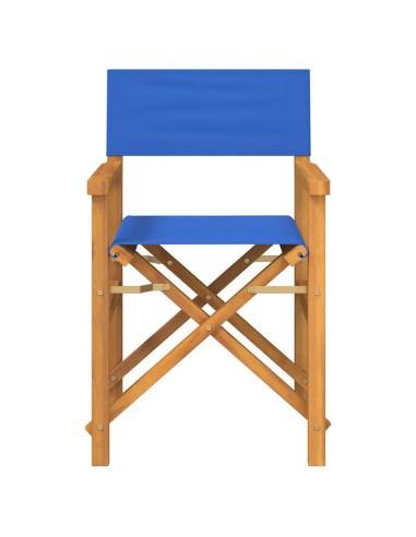 Сгъваем директорски стол Blue Solid Wood Teak