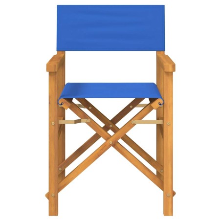 Сгъваем директорски стол Blue Solid Wood Teak