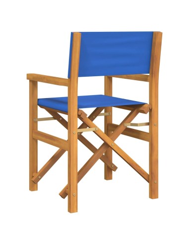 Сгъваем директорски стол Blue Solid Wood Teak