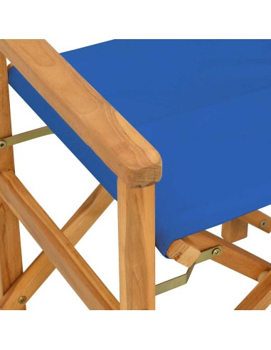Сгъваем директорски стол Blue Solid Wood Teak