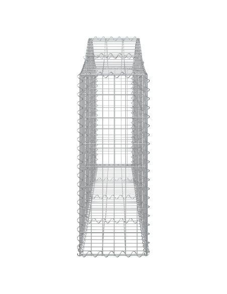Дъговидна габионна кошница 200x30x80/100 см поцинковано желязо