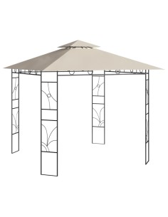 Беседка, 3x3x2,7 м, кремава, 160 г/м²