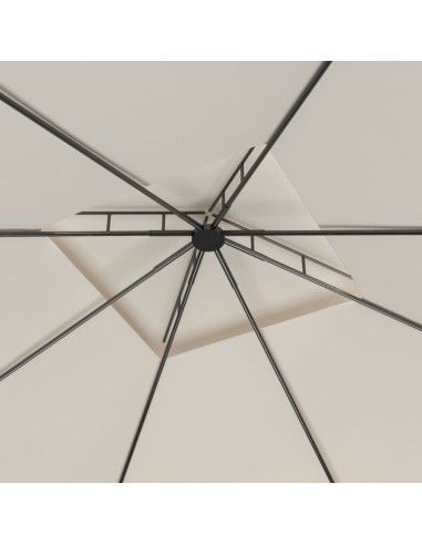 Беседка, 3x3x2,7 м, кремава, 160 г/м²