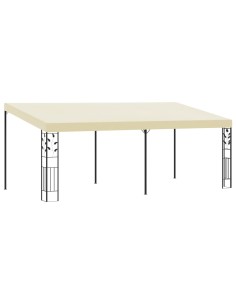 Шатра за стенен монтаж, 6x3x2,5 м, кремава