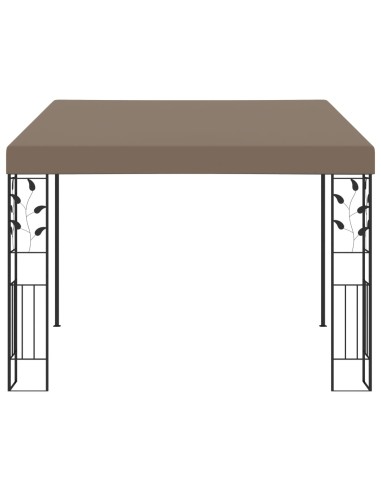 Шатра за стенен монтаж, 3x3x2,5 м, таупе