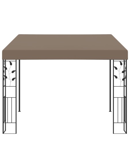 Шатра за стенен монтаж, 3x3x2,5 м, таупе