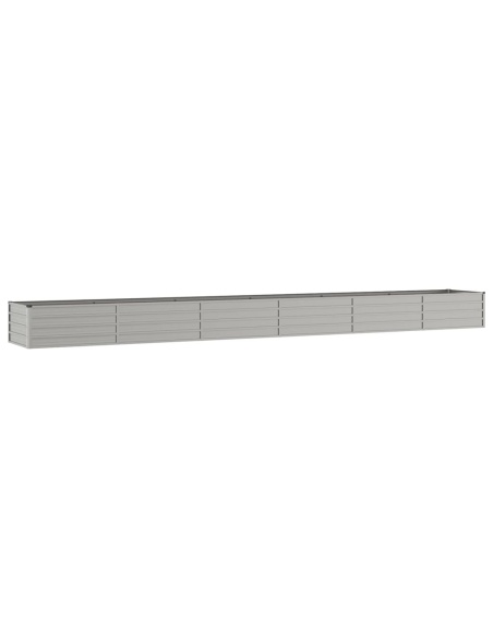 Градинска повдигната леха ръждив 600x80x45 см кортенова стомана