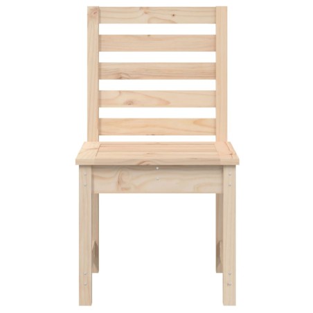 Градински столове 2 бр меденокафяви 50x48x91,5 см бор масив