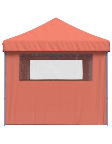 Сгъваема парти шатра pop-up с 3 странични стени теракота