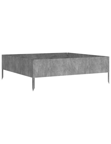 Градинска повдигната леха 100x100x33,5 см кортенова стомана