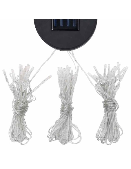 Шатра с LED светещи стрингове, 3х3 м, таупе