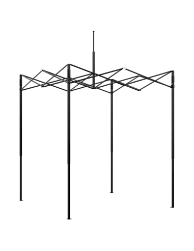Оранжерия с покрив Зелен 200 x 200 x 300 см Стомана