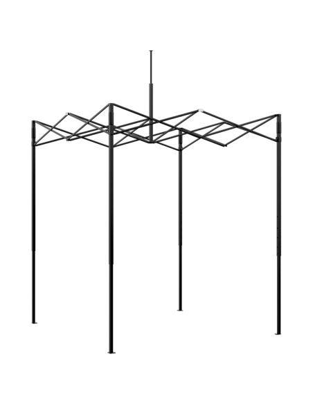 Оранжерия с покрив Зелен 200 x 200 x 300 см Стомана