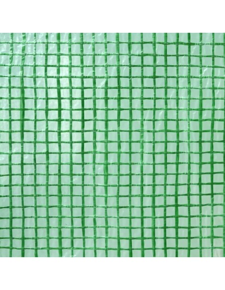 Оранжерия с покрив Зелен 200 x 200 x 300 см Стомана