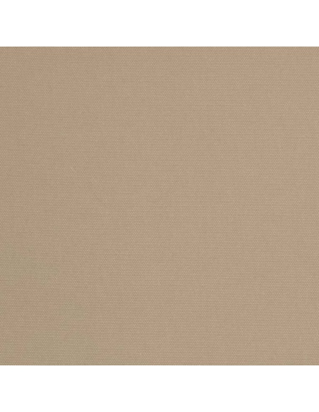 Градински чадър с дървен прът, таупе, 299x240 см