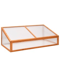 Оранжерия оранжева 110x58,5x39 см чамово дърво