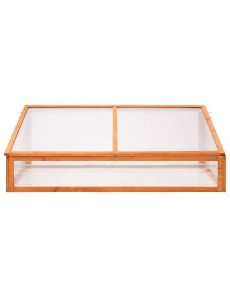 Оранжерия оранжева 110x58,5x39 см чамово дърво
