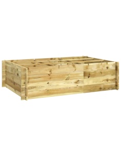 Повдигната леха, 150x100x40 см, импрегнирано дърво