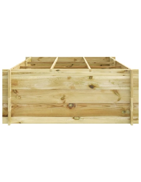 Повдигната леха, 150x100x40 см, импрегнирано дърво