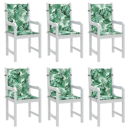 Възглавници за столове Друг 6 pcs На листа 100 x 50 x 3 cm