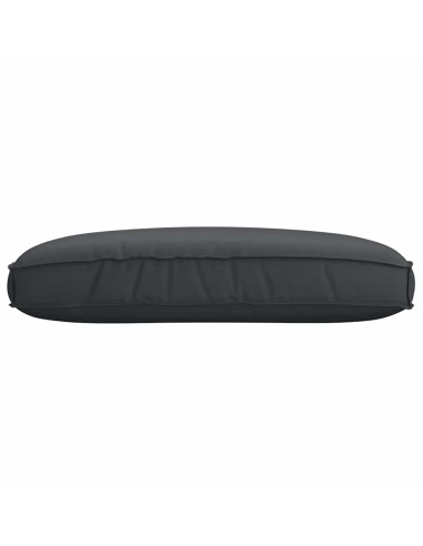 Палетна възглавница за седалка Черна 120x80x12 см Oxford плат