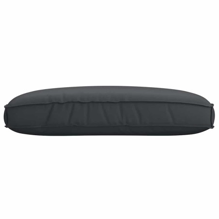 Палетна възглавница за седалка Черна 120x80x12 см Oxford плат