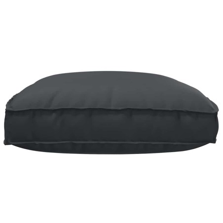 Палетна възглавница за седалка Черна 120x80x12 см Oxford плат