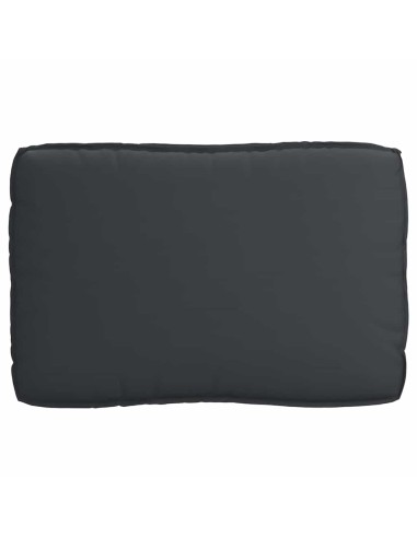 Палетна възглавница за седалка Черна 120x80x12 см Oxford плат