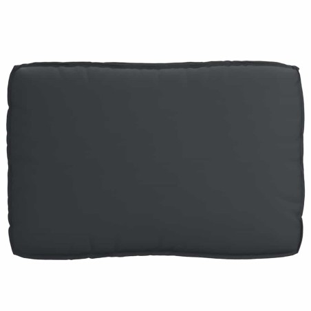 Палетна възглавница за седалка Черна 120x80x12 см Oxford плат
