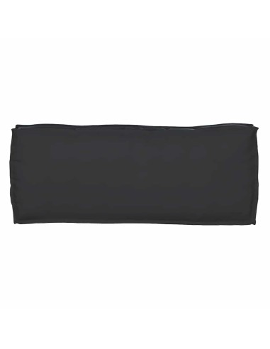 Възглавница за пейка Черна 100x40x8 см с Оксфордска материя