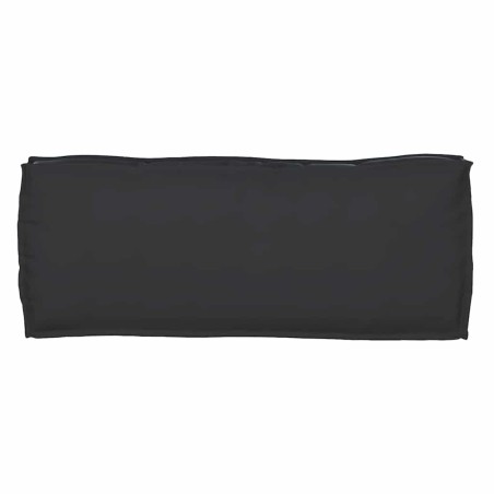 Възглавница за пейка Черна 100x40x8 см с Оксфордска материя