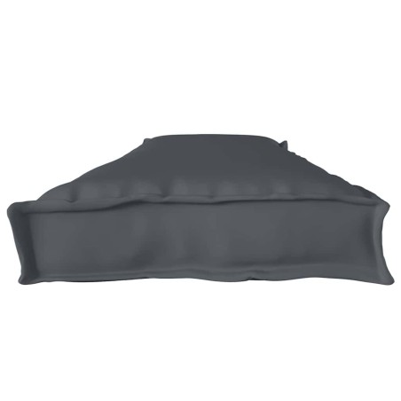 Възглавница за пейка Антрацит 180x40x8 см Оксфордска тъкан
