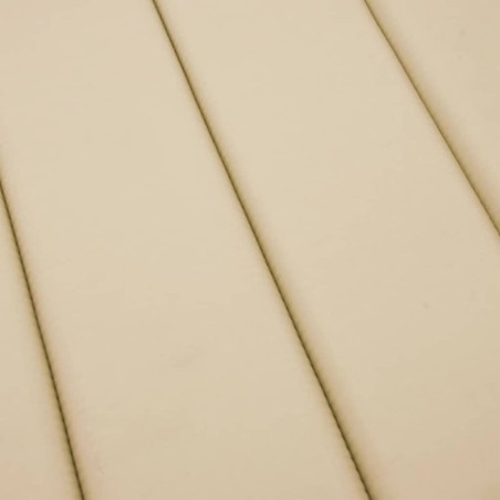 Шалте за шезлонг, бежово, 180x60x4 см, Оксфорд плат